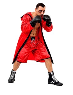 Boxer-Kostüm Rot Größe L – hochwertige Qualität, ideal für Karneval, Mottopartys und besondere Veranstaltungen 2